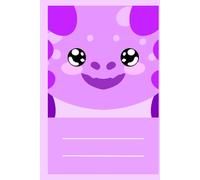 Cute Purple Dragon Journal (Hard Cover)