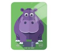 Cute Purple Hippo Portable Food Scales 11lb/0.18oz, 5kg/5g Scale gram with 4 Unit for Baking Soap Making Soap Making (Batteries not Included)