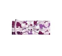 Cute purple Poodle Polka Dot Print Baby Bow Headband - Delicate & Sensitive for Newborns, Stretchy Nylon Headbands