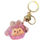 Cute Quicksand Keychain, Cartoon Quicksand Keychain, Cute Cartoon Key Holder, Quicksand Key Chain, Cute Key Chain, Ornament, Keyrings, purple, Siehe Beschreibung