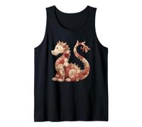 Cute Quilted Dragon Sewing Lover Fantasy Tank Top