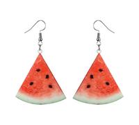 Cute & Quirky Fruit Earrings: The Ultimate Statement Piece For Every Fruit Lover - Bring Joy To Your Accessories Cubic Zirconia Earrings (C, 7x4cm)