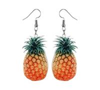 Cute & Quirky Fruit Earrings: The Ultimate Statement Piece For Every Fruit Lover - Bring Joy To Your Accessories Cubic Zirconia Earrings (B, 7x3cm)