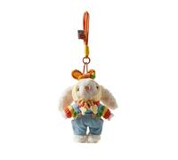 Cute Rabbit Bag Charm Can Be Easily Attached To Bags Keys Zippers Or Any Other Accessories. YhD610 (White, 12.5cm)