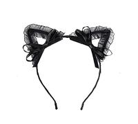 Cute Rabbit Bear Cat Ears Crown Headwear Lace Headband Halloween Party Xmas Headwear Clever fashion