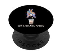 Cute Rabbit Boba Bunny funny Bubble Tea PopSockets Adhesive PopGrip