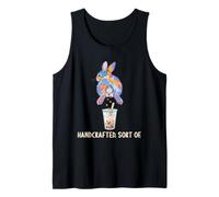 Cute Rabbit Boba Bunny Funny Bubble Tea Tank Top