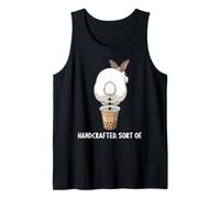 Cute Rabbit Boba Bunny Funny Bubble Tea Tank Top