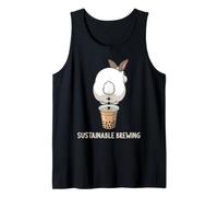 Cute Rabbit Boba Bunny Funny Bubble Tea Tank Top