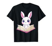 Cute Rabbit Bunny Book Lover T-Shirt
