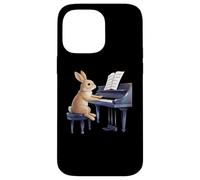 Cute Rabbit Bunny Playing Piano Rabbits Musician Music Case for iPhone 14 Pro Max