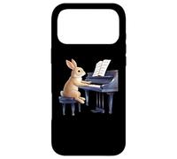 Cute Rabbit Bunny Playing Piano Rabbits Musician Music Case for iPhone 17 Pro Max