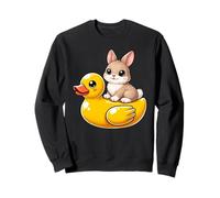 Cute Rabbit Bunny Rubber Duck Sweatshirt