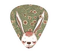 Cute Rabbit Guitar Picks 12 Pcs, Acoustic Essential Thick And Thin Plectrums Students 0.46 0.96 0.71 M