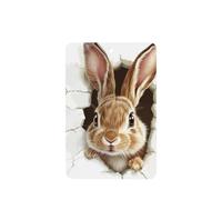 Cute Rabbit Head Out Of The Hole Car Air Fresheners 4 Pcs Hanging Scented Cards Fragrance Scented Cards For Car Aromatherapy Tablets