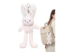 Cute Rabbit Keyring - Decorative Backpack Equipment, Commuter Travel Visual Portrait, Soft and Comforting, Quality for Practical Purposes, Purple Toy