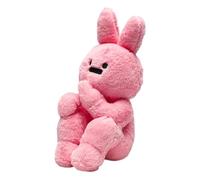 Cute Rabbit Plush Toy - Soft Rabbit Doll with Contempt Gesture - Animal Friendly Palm Gesture, Gifts for Girls and Boys, Rabbit Plush Animal Unique C Plush Toy