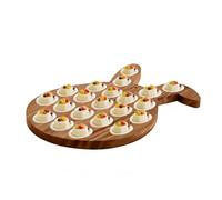 Cute Rabbit Shaped Easter Egg Cup | Rabbit Shaped Chopping Board with 21 Holes | Festive Dessert - for Cooks, Food Bloggers, Dessert Table, Parties, Spring Events, Buffs