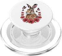 Cute Rabbit Union Jack UK Flag British PopSockets PopGrip for MagSafe