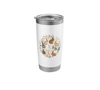 Cute Rabbits Flowers Rabbit Lover Stainless Steel Insulated Tumbler
