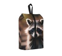 Cute Raccoon (1) Print Unisex Travel Shoe Storage Bag Camping Lightweight Portable Organizer Pouch
