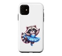 Cute Raccoon Ballerina Dancing Animal Lover Case for iPhone 11