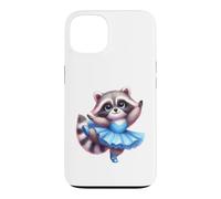 Cute Raccoon Ballerina Dancing Animal Lover Case for iPhone 13