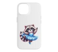 Cute Raccoon Ballerina Dancing Animal Lover Case for iPhone 14