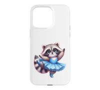 Cute Raccoon Ballerina Dancing Animal Lover Case for iPhone 15 Pro Max