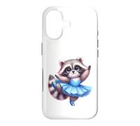 Cute Raccoon Ballerina Dancing Animal Lover Case for iPhone 17