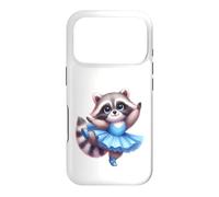 Cute Raccoon Ballerina Dancing Animal Lover Case for iPhone 17 Pro
