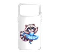 Cute Raccoon Ballerina Dancing Animal Lover Case for iPhone 17 Pro Max