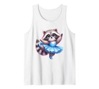Cute Raccoon Ballerina Dancing Animal Lover Tank Top