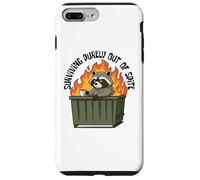 Cute Raccoon Dumpster Fire Surviving Purely Out Of Spite Case for iPhone 7 Plus/8 Plus