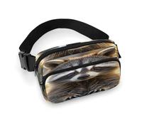 Cute Raccoon Fanny Pack Belt Bag with Adjustable Strap Fashion Waist Bag for Outdoor Sports Hiking