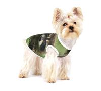 Cute Raccoon Fashion Printed,Cotton Sleeveless Pet T-Shirt Soft Stretchy Puppy Breathable Vest,S