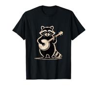 Cute Raccoon Playing Banjo Bluegrass Country Music T-Shirt