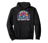 Cute Raccoon Stuffed Animal Feral Halloween Decor Spooky Pullover Hoodie