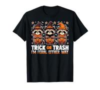 Cute Raccoon Stuffed Animal Feral Halloween Decor Spooky T-Shirt