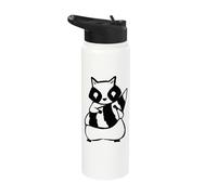 Cute Raccoon Trash Panda Stainless Steel Insulated Water Bottle