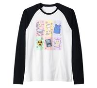 Cute Radiology Kawaii X Ray Tech Medical Imaging Crew Raglan Baseball Tee