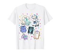 Cute Radiology Kawaii X Ray Tech Medical Imaging Crew Value Graphic T-Shirt, Men, White, XL