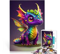 Cute Rainbow Dragon 162000 teenager Pieces Jigsaw Puzzle Difficult and Challenge Wall Decoration Unique Birthday and Xmas Gifts 70x100cm