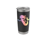 Cute Rainbow Mermaid Princess Magic Stainless Steel Insulated Tumbler