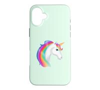 Cute Rainbow Unicorn Magical Fantasy Artwork Case for iPhone 16 Plus