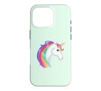Cute Rainbow Unicorn Magical Fantasy Artwork Case for iPhone 16 Pro