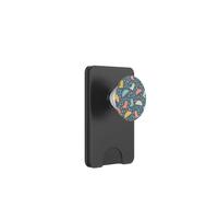 Cute Rainy Day Pattern Umbrellas Rain Boots Spring Showers PopSockets PopWallet for MagSafe