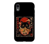 Cute Ramen Cat with Noodles and Chopsticks Case for iPhone XR