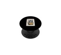 Cute Ramen Eating Raccoon Noodles Japanese Food Lover PopSockets Adhesive PopGrip