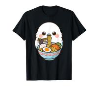 Cute Ramen Loving Ghost Kawaii Food Lover T-Shirt